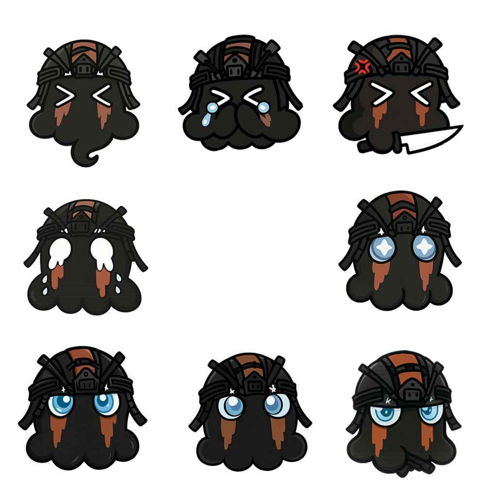 Cute Konig Keychain Set - Call of Duty Character Acrylic Keychains