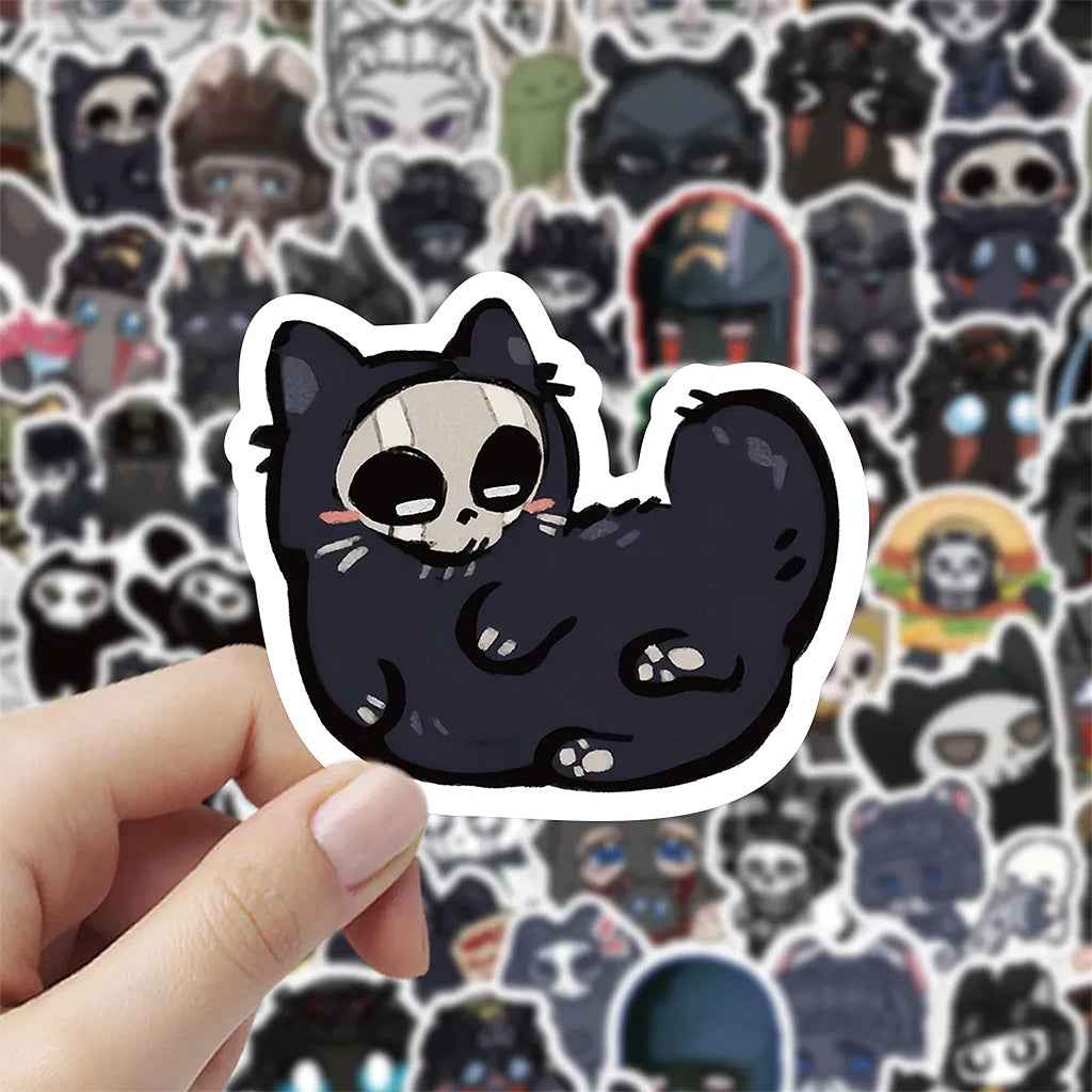 100PCS Cute Chibi Call of Duty Stickers - Gaming Cartoon Decals for Phone Case, Journal & DIY Decor