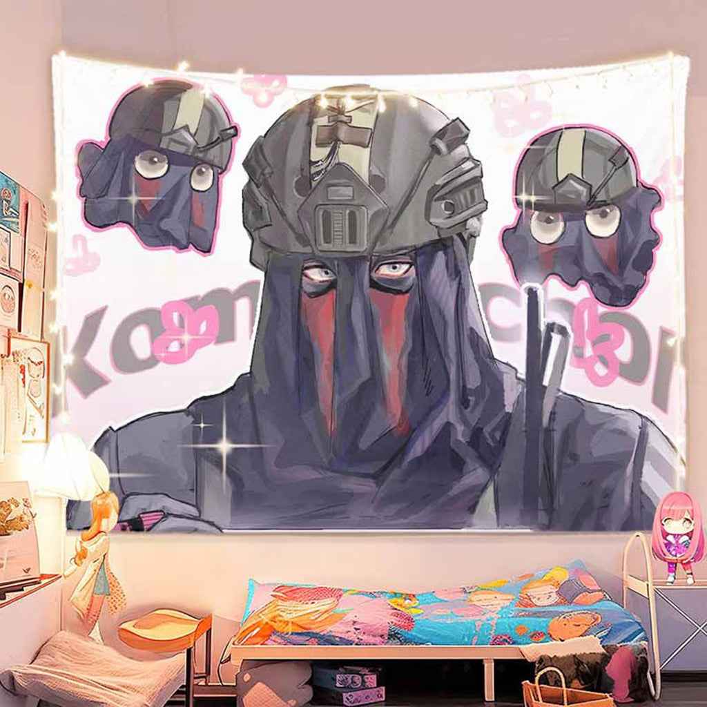 Call of Duty Gaming Tapestry - 198×148cm COD Wall Hanging for Bedroom & Gaming Room Decor