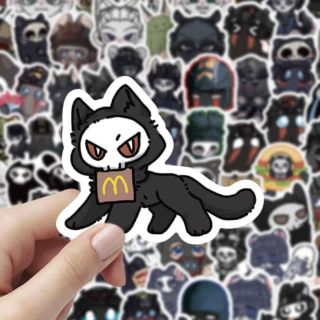 100PCS Cute Chibi Call of Duty Stickers - Gaming Cartoon Decals for Phone Case, Journal & DIY Decor