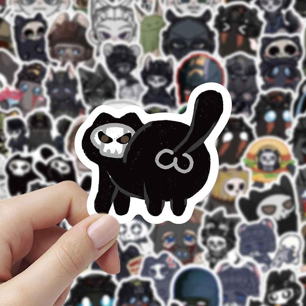 100PCS Cute Chibi Call of Duty Stickers - Gaming Cartoon Decals for Phone Case, Journal & DIY Decor